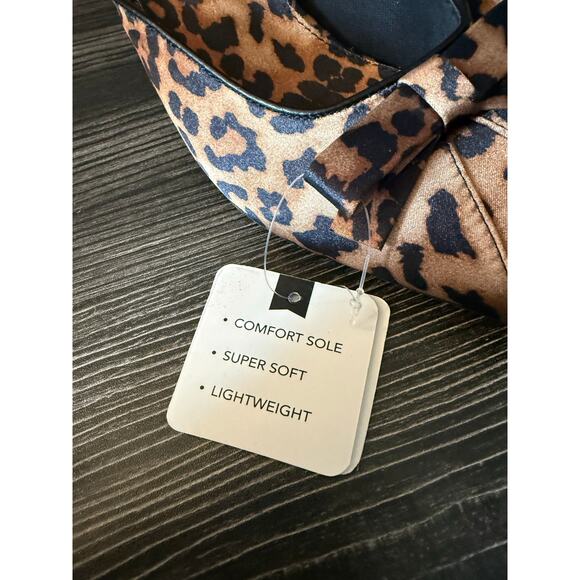 NWT Jason Wu Leopard Print Mini Bow Mules Sz. 9 - Picture 4 of 7